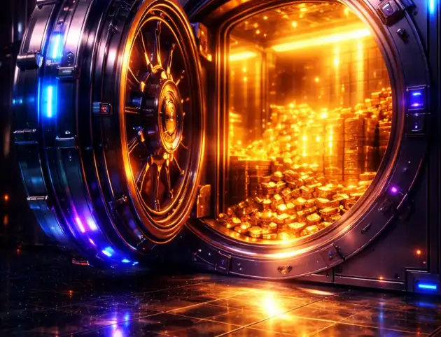 casino-vault-gold-futuristic